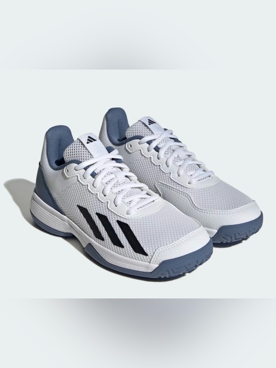 adidas Other - Adidas Courtflash  Kids Tennis Sneakers White and Blue unisex 3.5